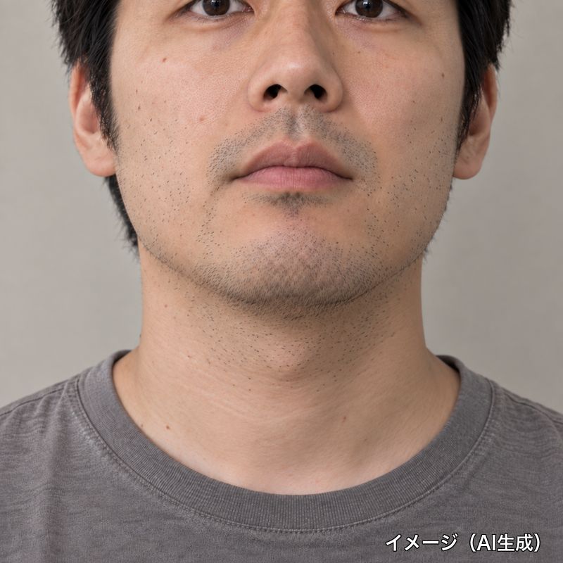 4ヶ月後のヒゲ