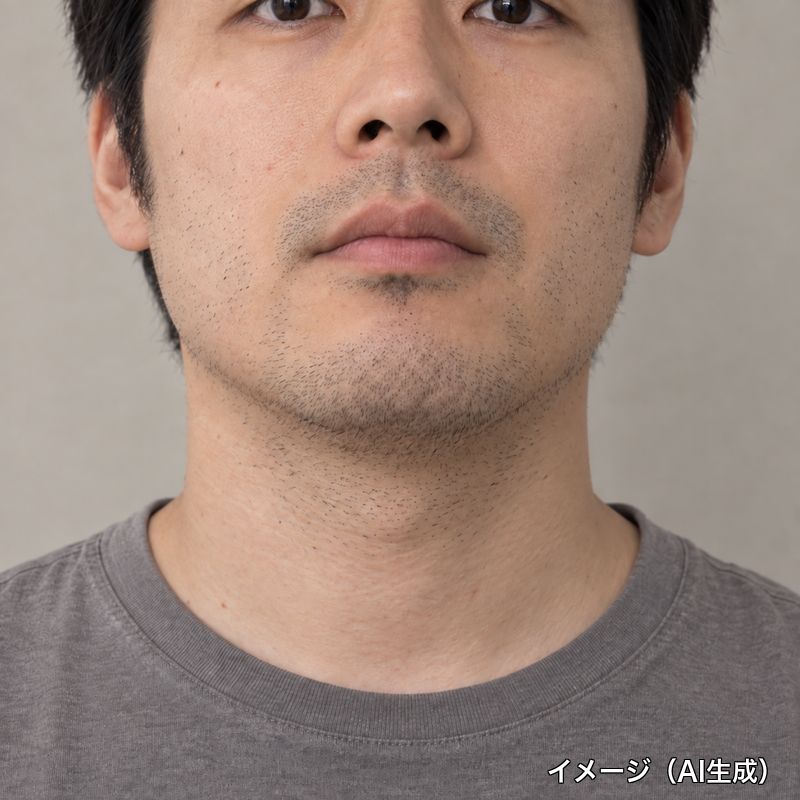 5ヶ月後のヒゲ