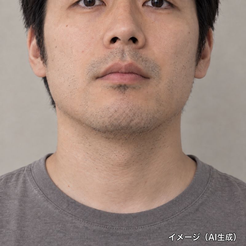 6ヶ月後のヒゲ