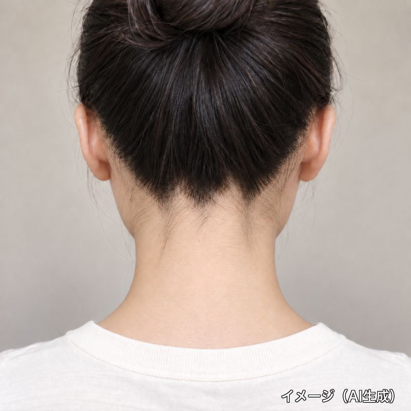5ヶ月後の襟足・うなじ