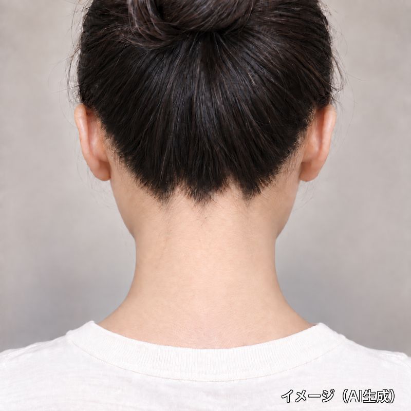 8ヶ月後の襟足・うなじ