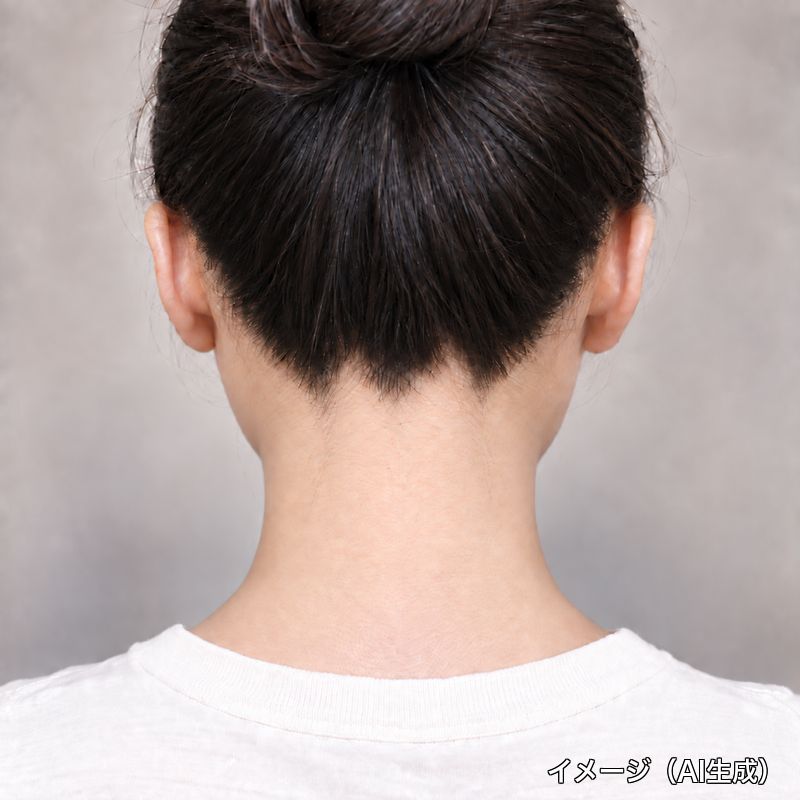 9ヶ月後の襟足・うなじ